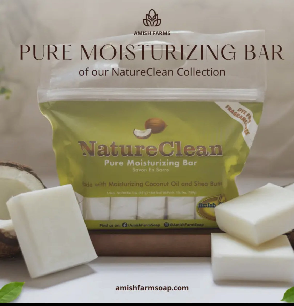 Pure Moisturizer Amish soap