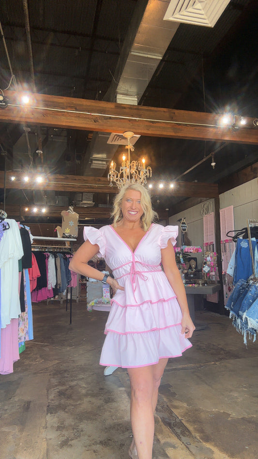Roseleigh Ruffle Mini Dress