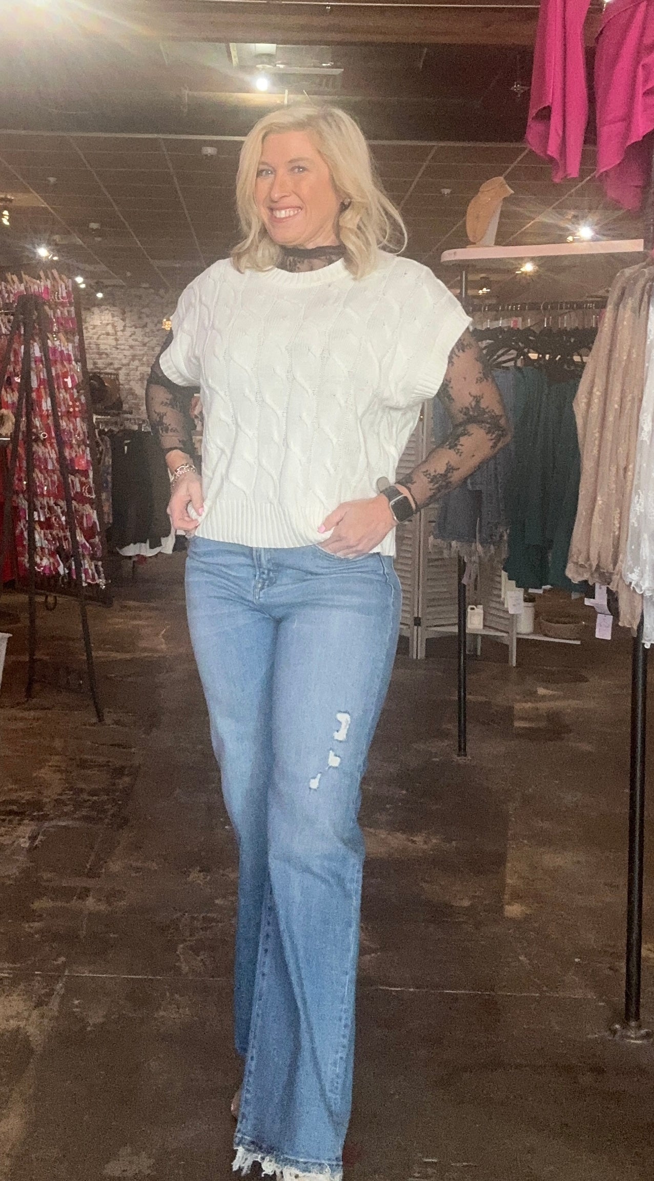 Skyline Wide Leg Jeans