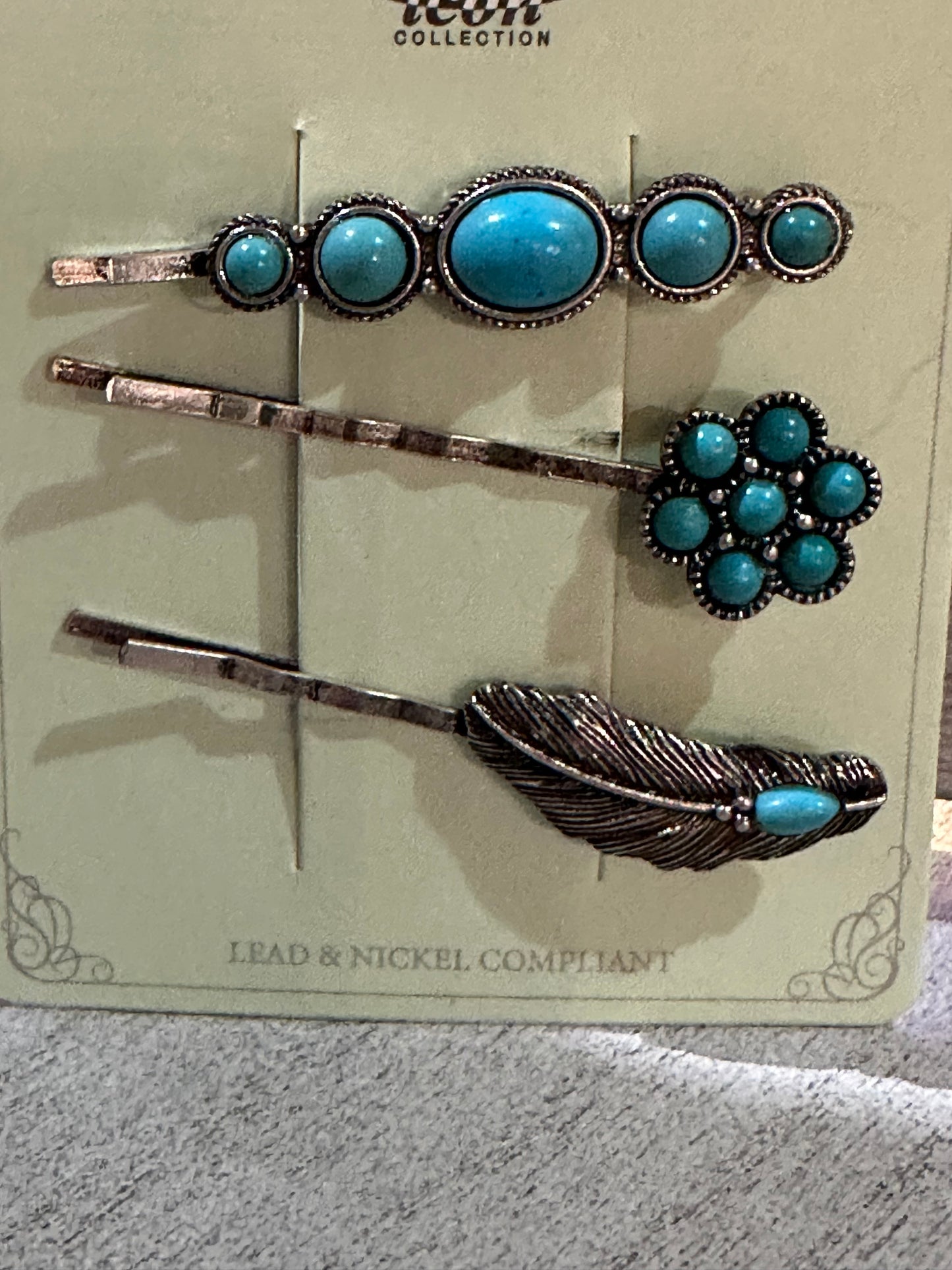 Turquoise Pin set
