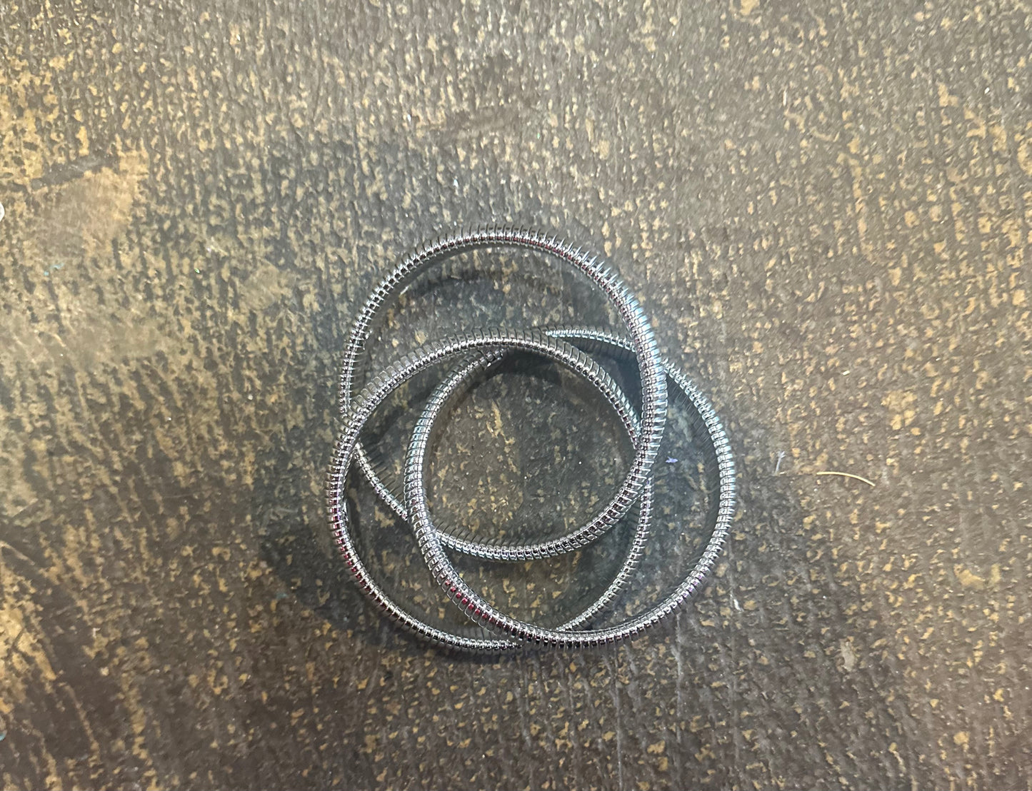 Silver chain braclet