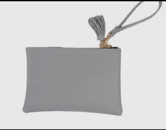 Gray Wristlet