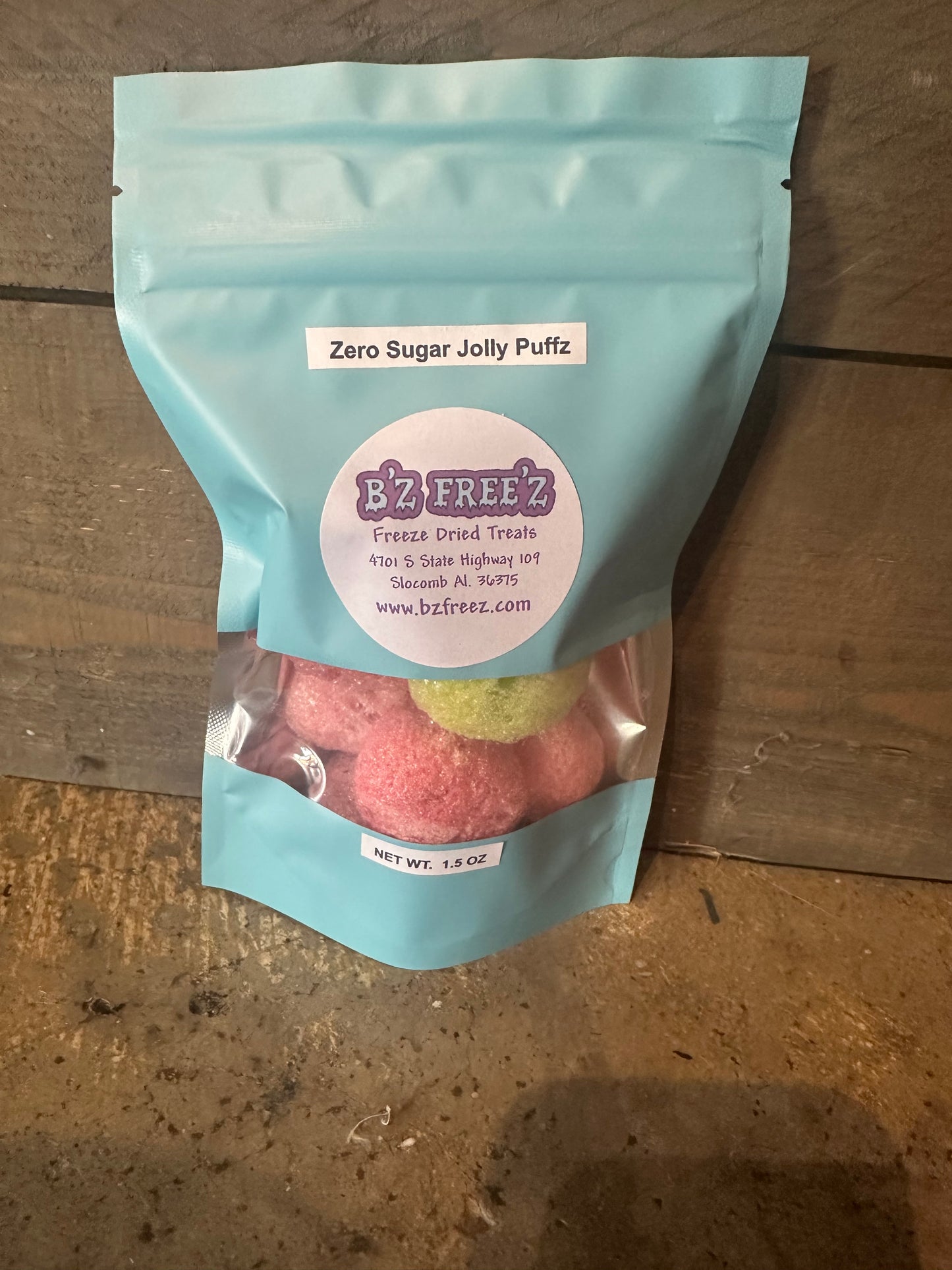 Zero sugar Jolly Puffs