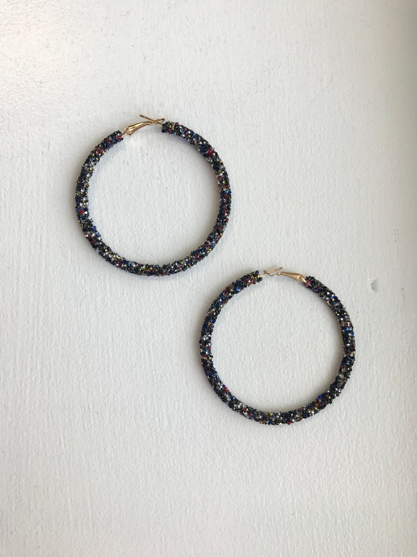 Dark Multi Hannah Hoops