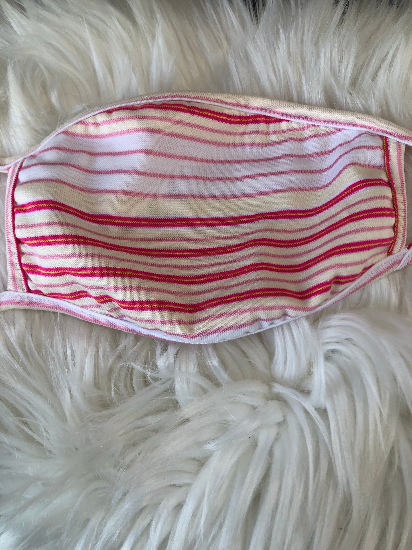 Pink Stripe Mask