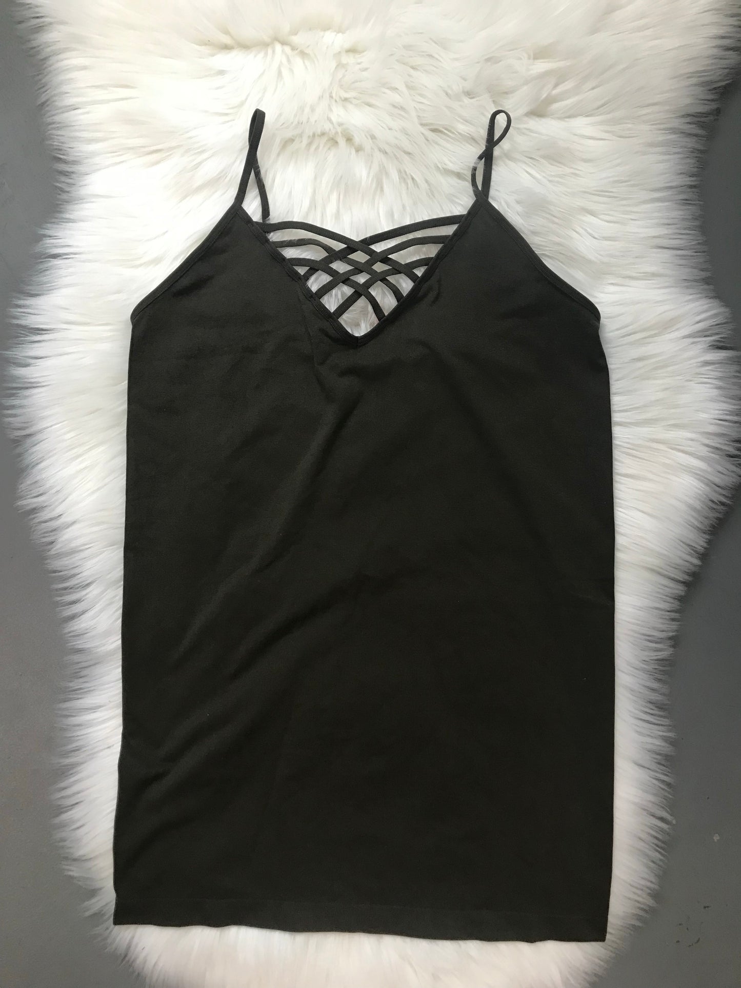 Olive Cage Tank
