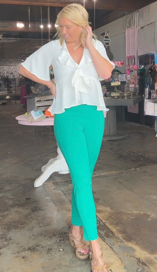 Magic Kelly Green Pants