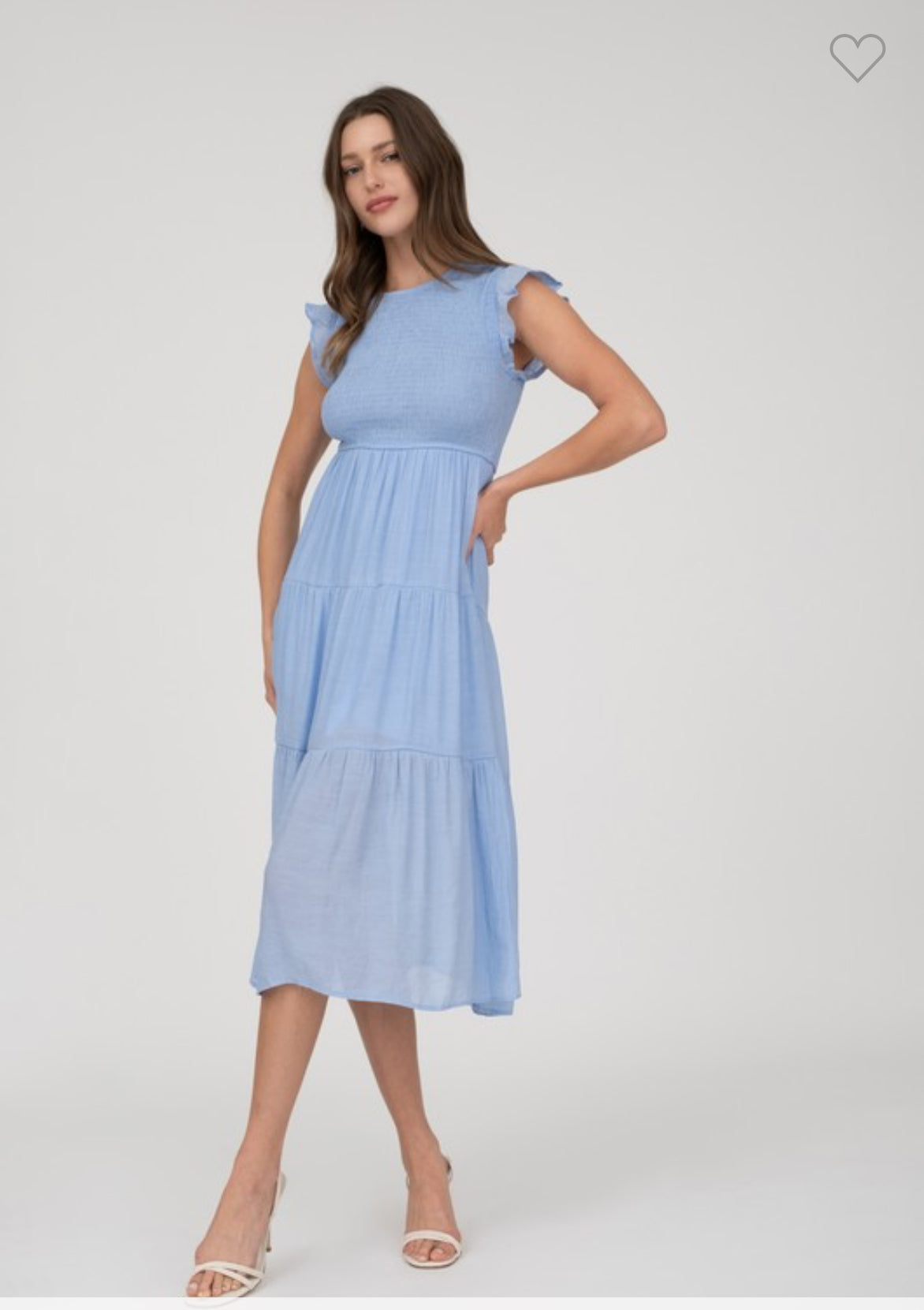 Skyline charm chambray dress