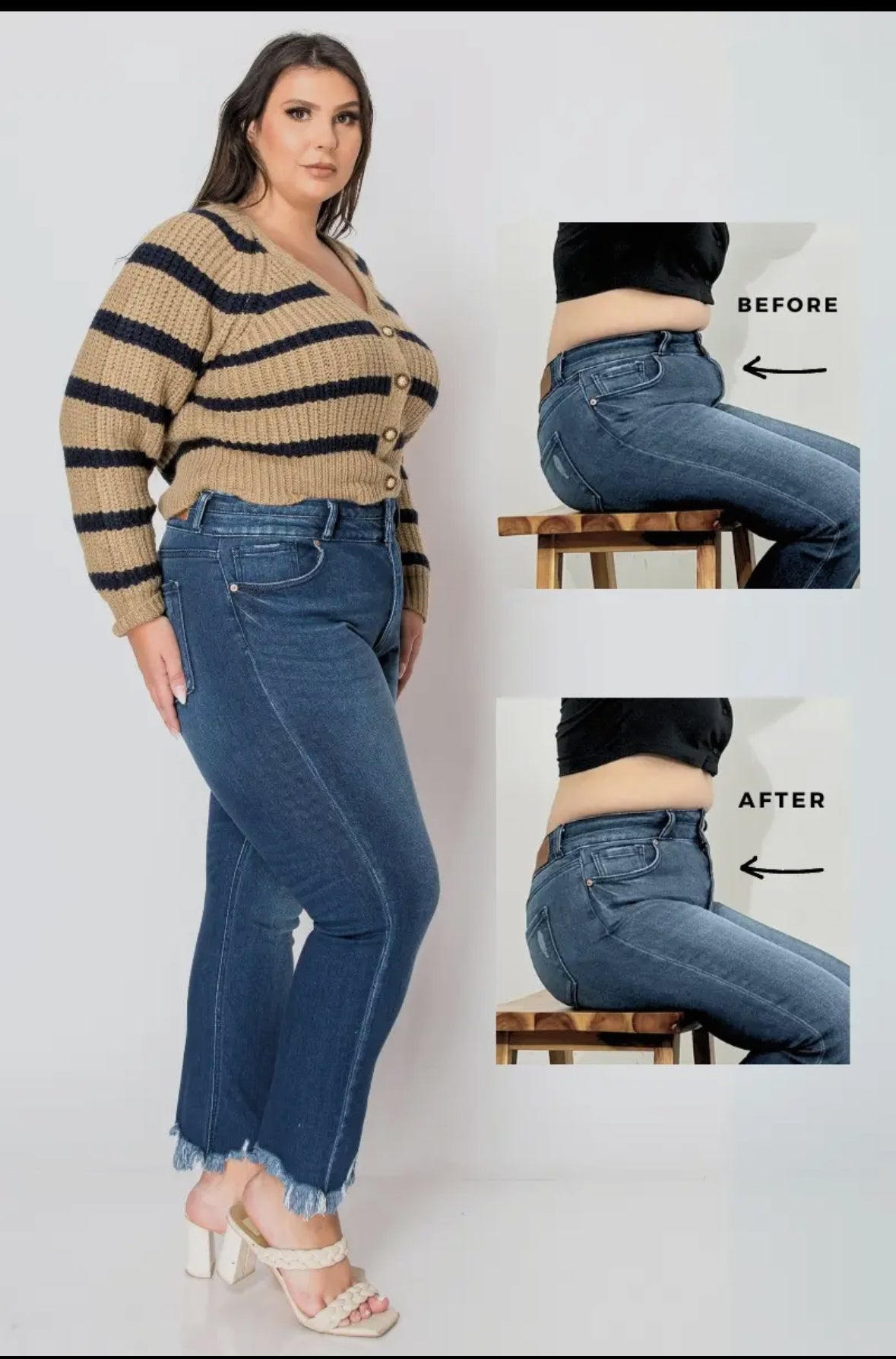 Curvy Contour Corset Jeans