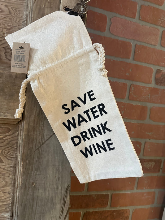 Save water drink wine