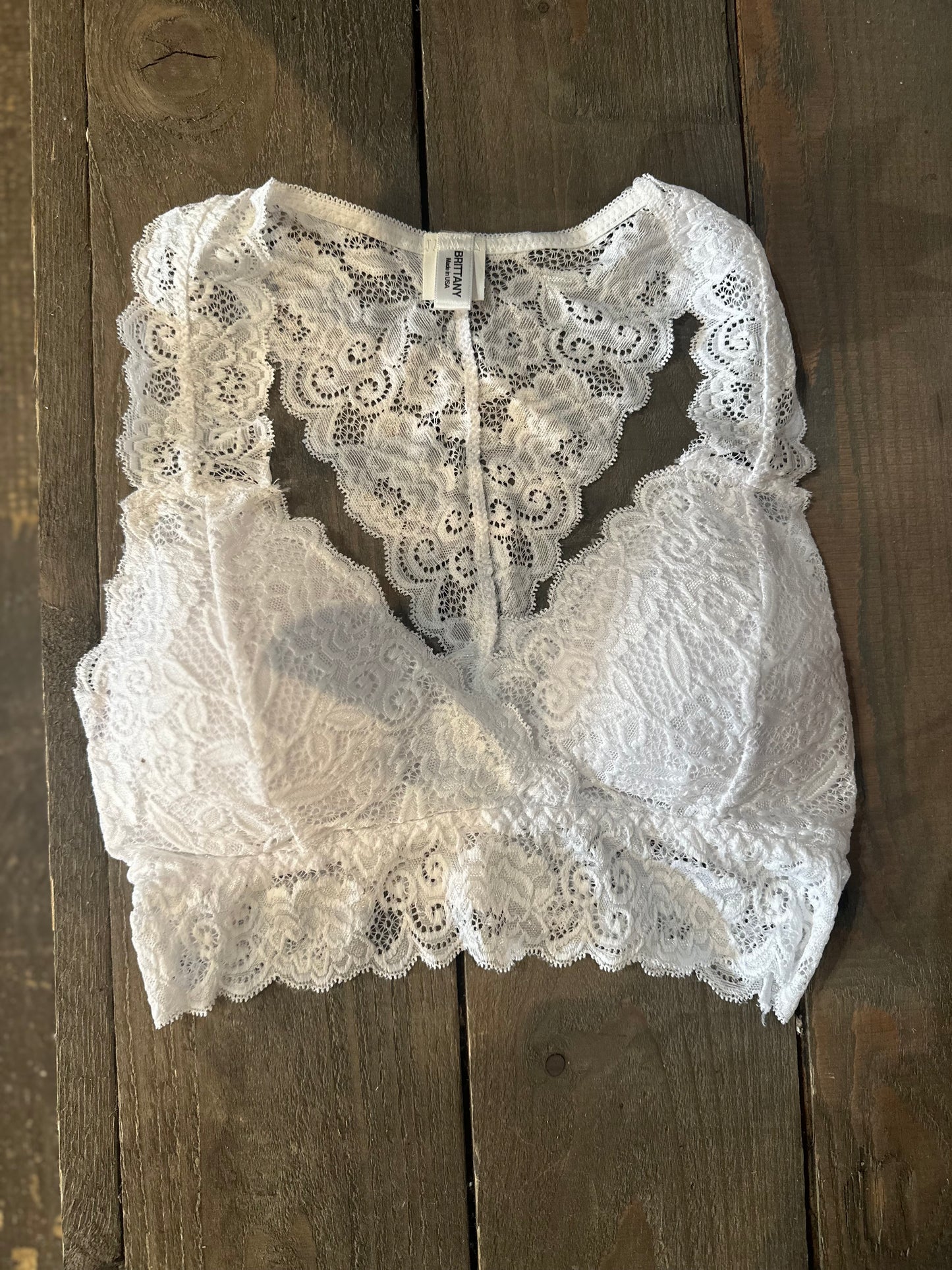 White Lace Halter