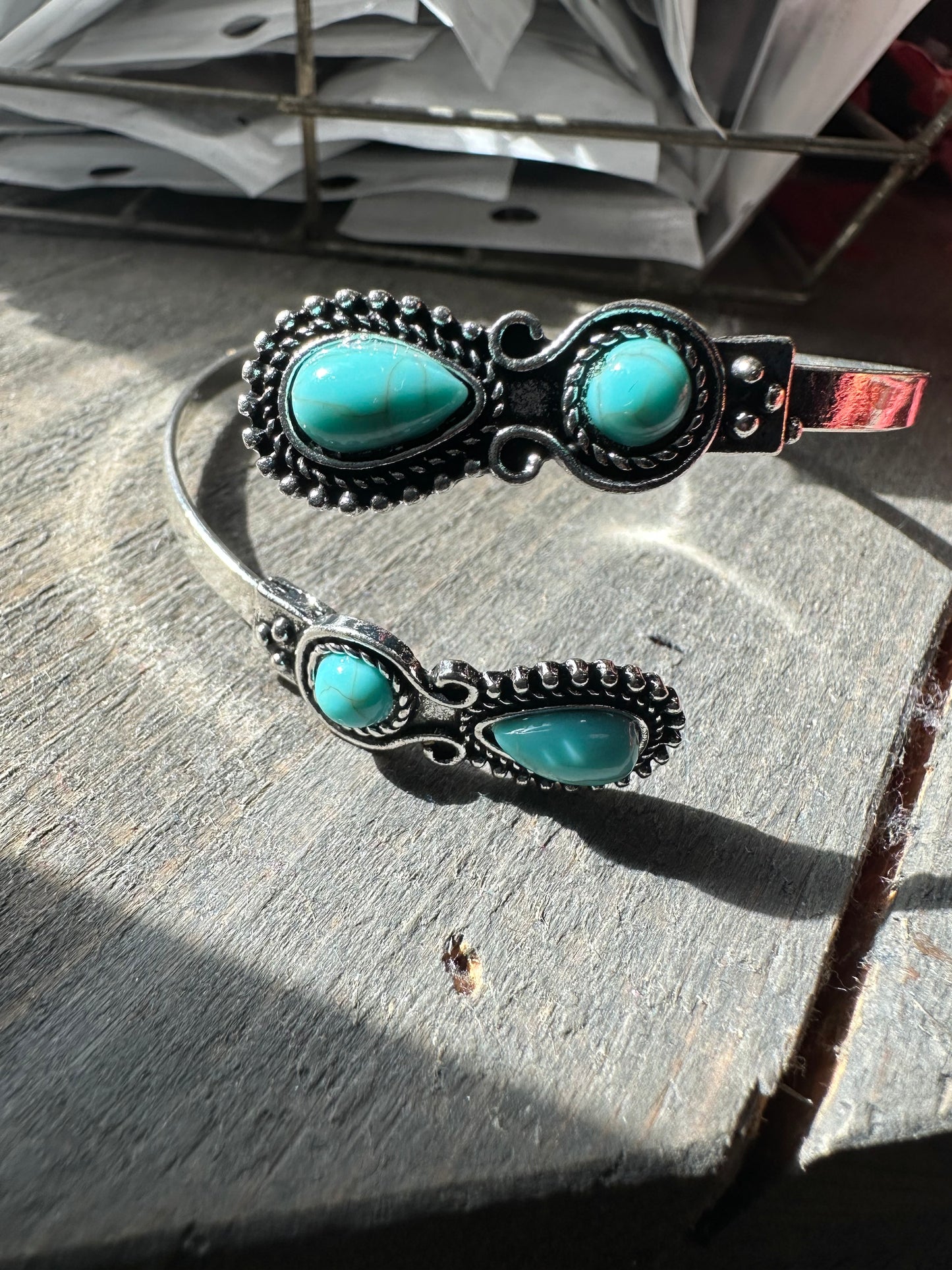 Silver and Turquoise