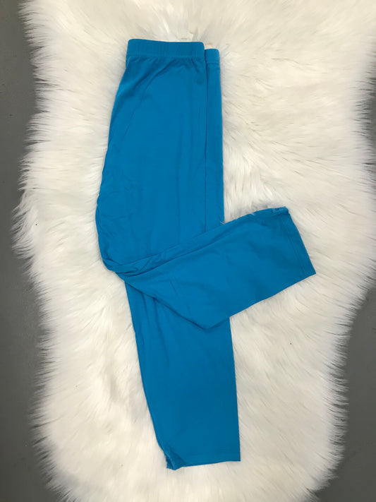 Turquoise Capri Leggings