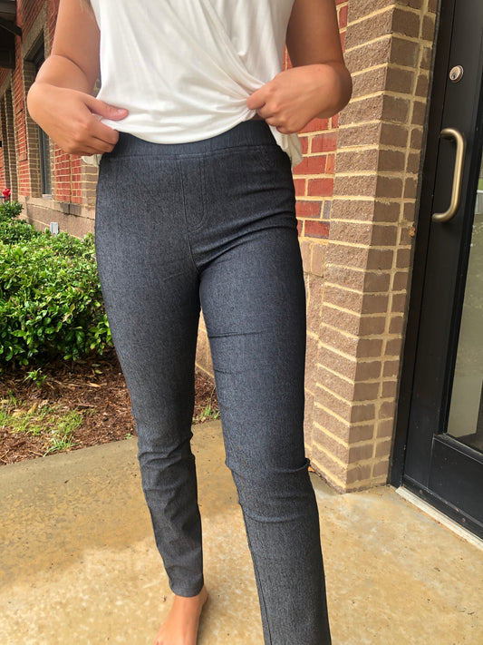 Umgee Charcoal Skinny Pants