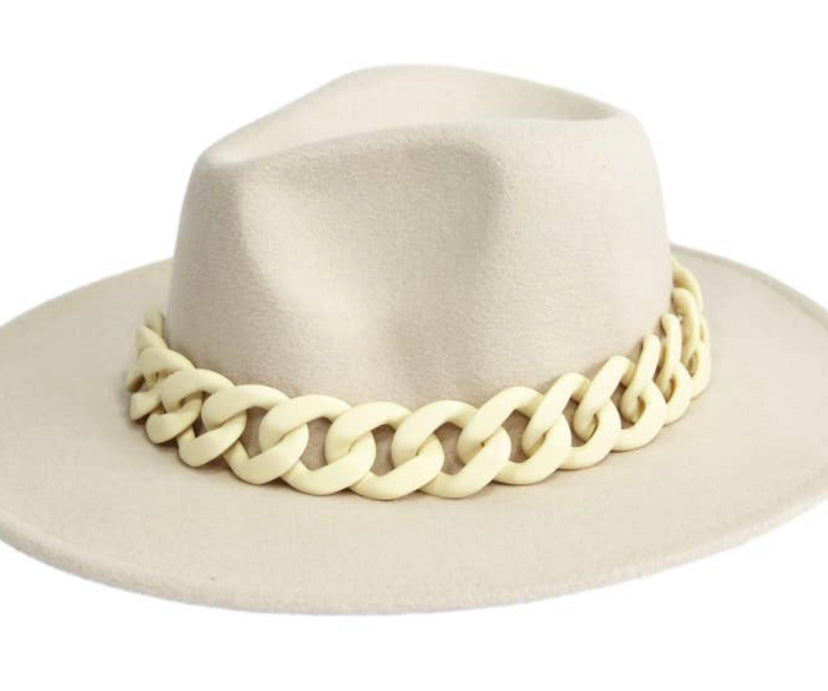 Cream Fedora