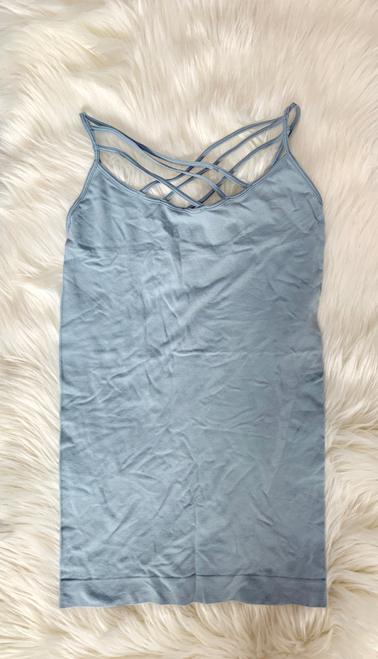 Slate Blue Cage Tank