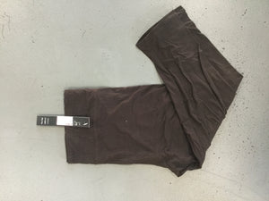 Brown Plus Size Capri Leggings