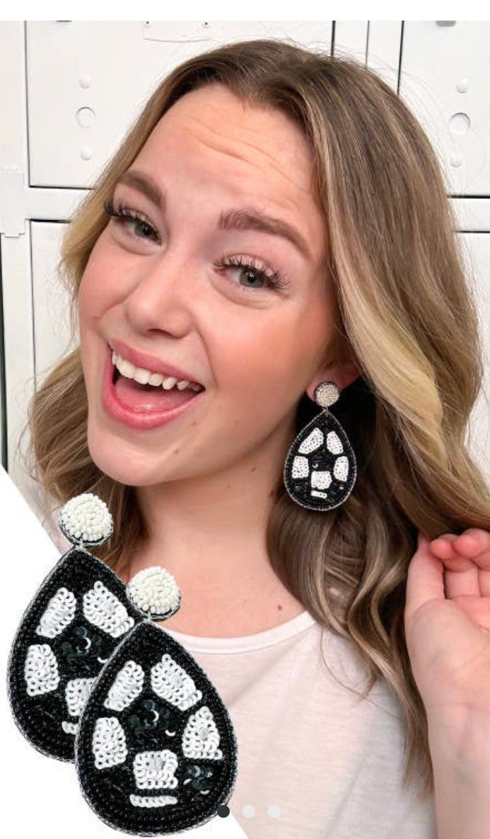 Soccer Earrings