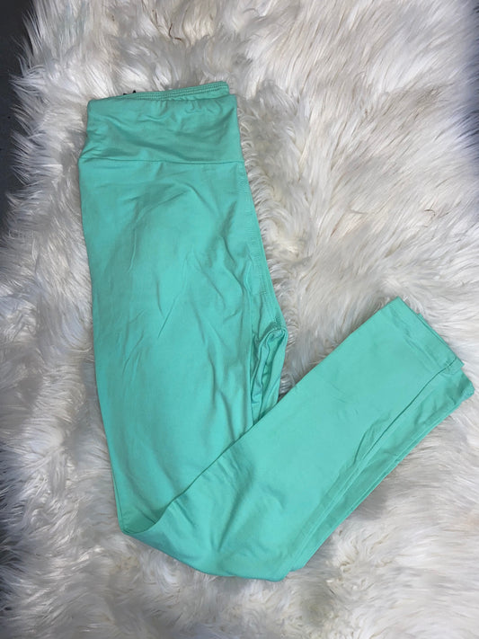 Mint Yoga Band Leggings
