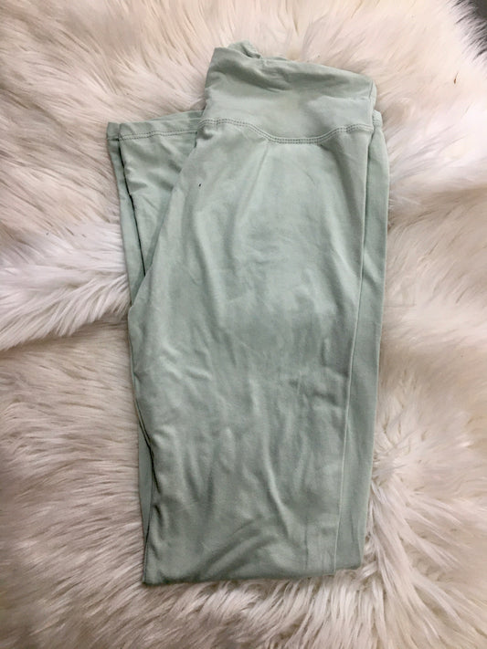 Sage Yoga Band Leggings