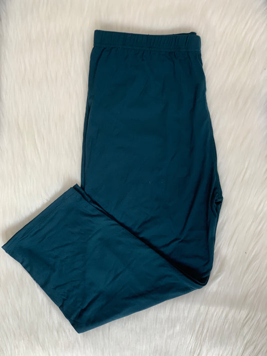 Teal Capri Curvy Leggings