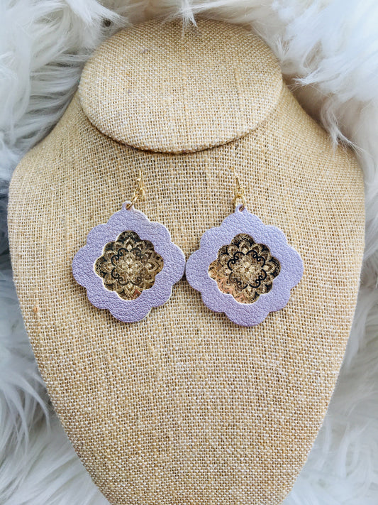 Gold and Lavender