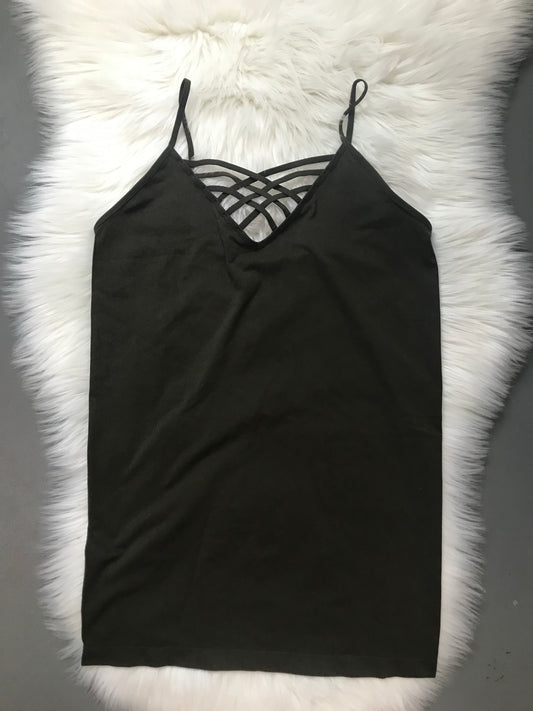 Olive Cage Tank