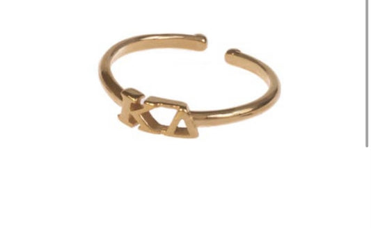 Kappa Delta Sorority Adjustable Ring