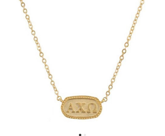 Alpha Chi Omega necklace