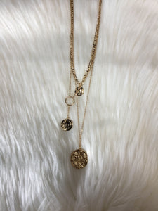 Trendy Gold Coin Necklace