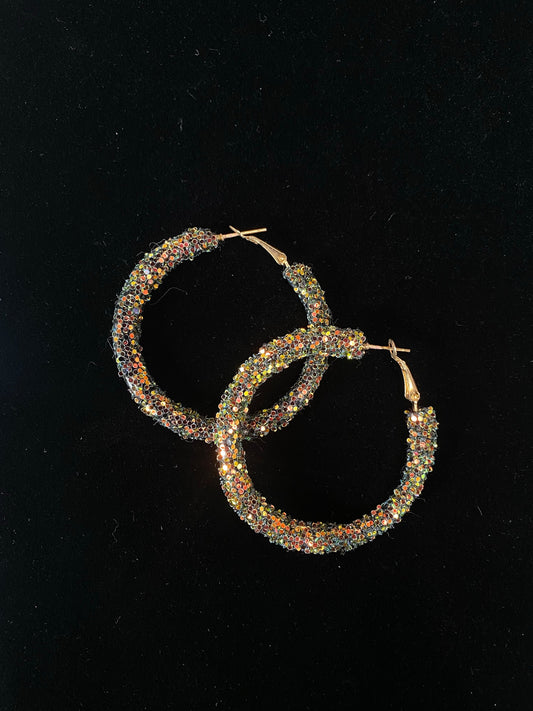 Sequin Hannah Hoops