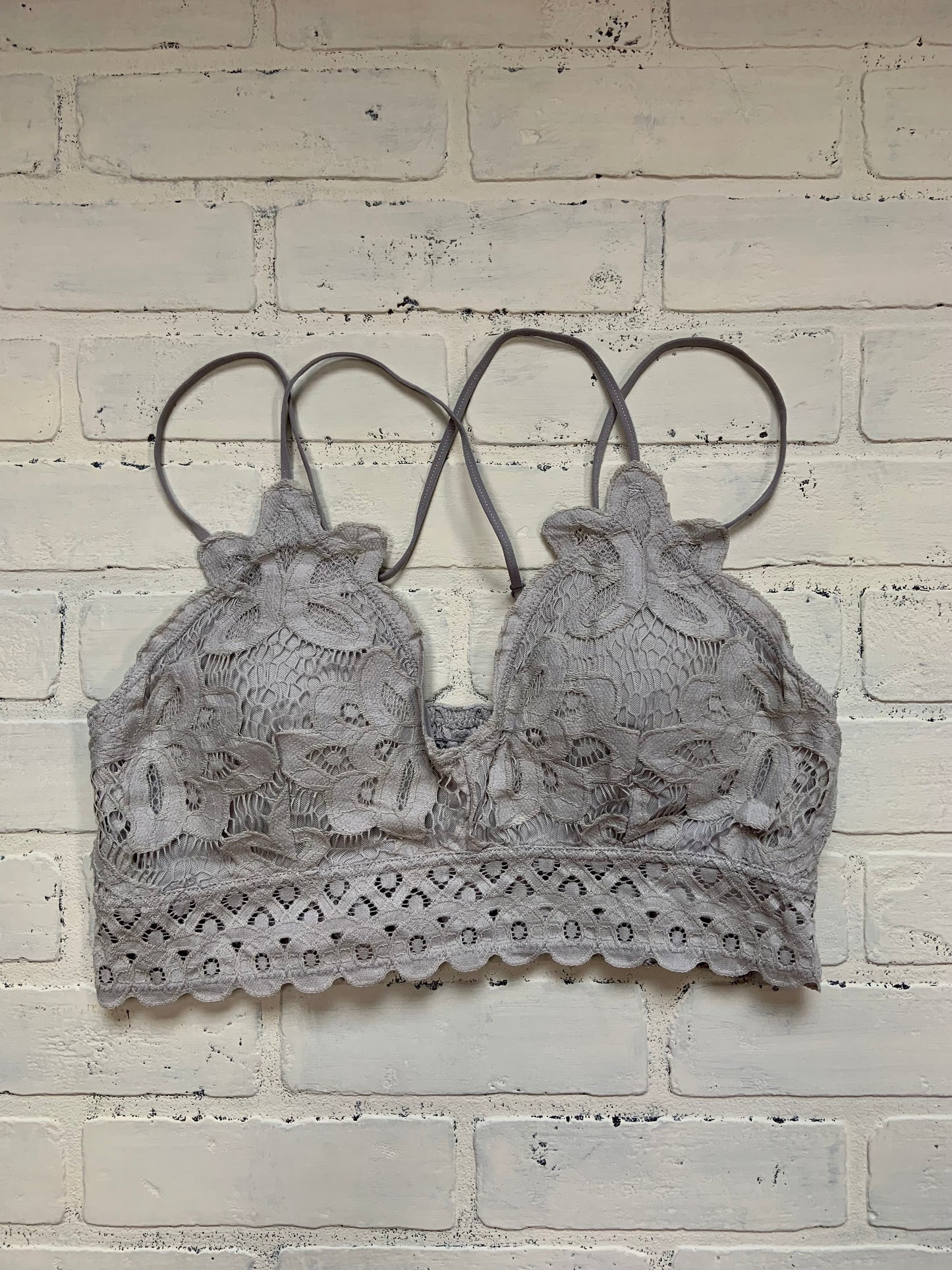 Grey plus bralette