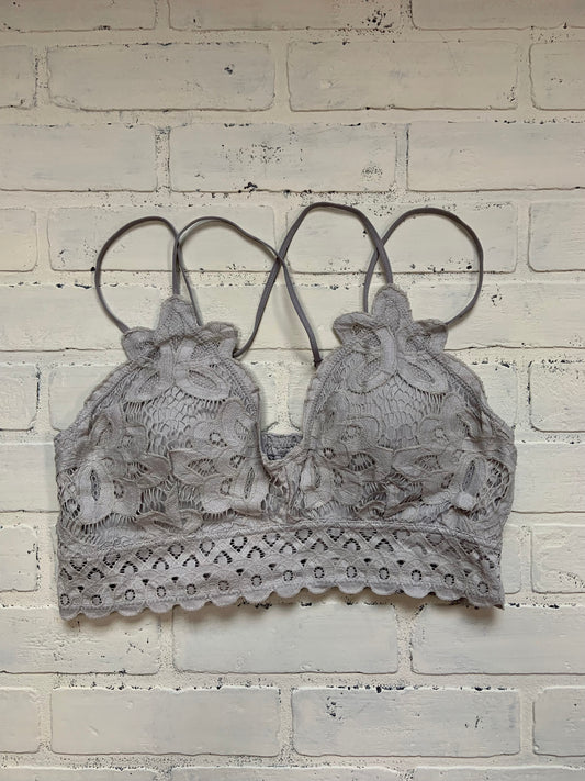 Grey plus bralette